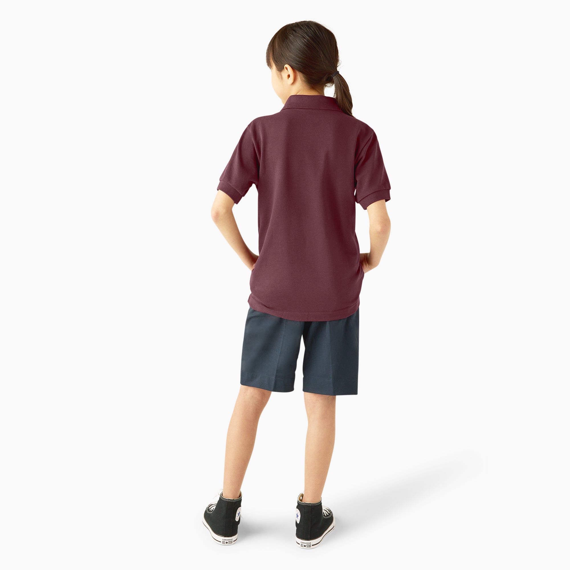 "Kids' Piqué Short Sleeve Polo"