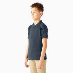 "Kids' Piqué Short Sleeve Polo"