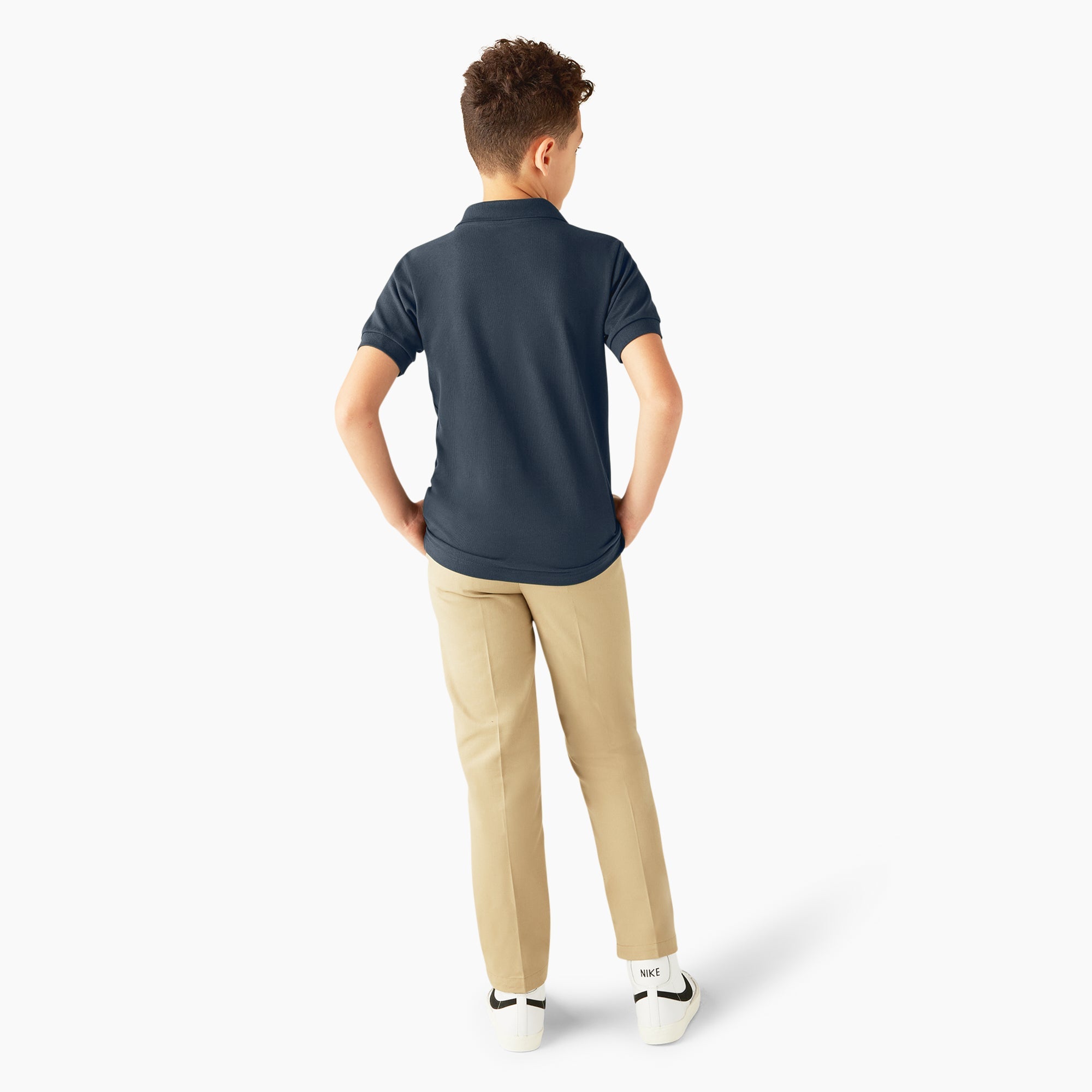 "Kids' Piqué Short Sleeve Polo"