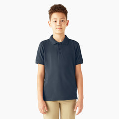 "Kids' Piqué Short Sleeve Polo"