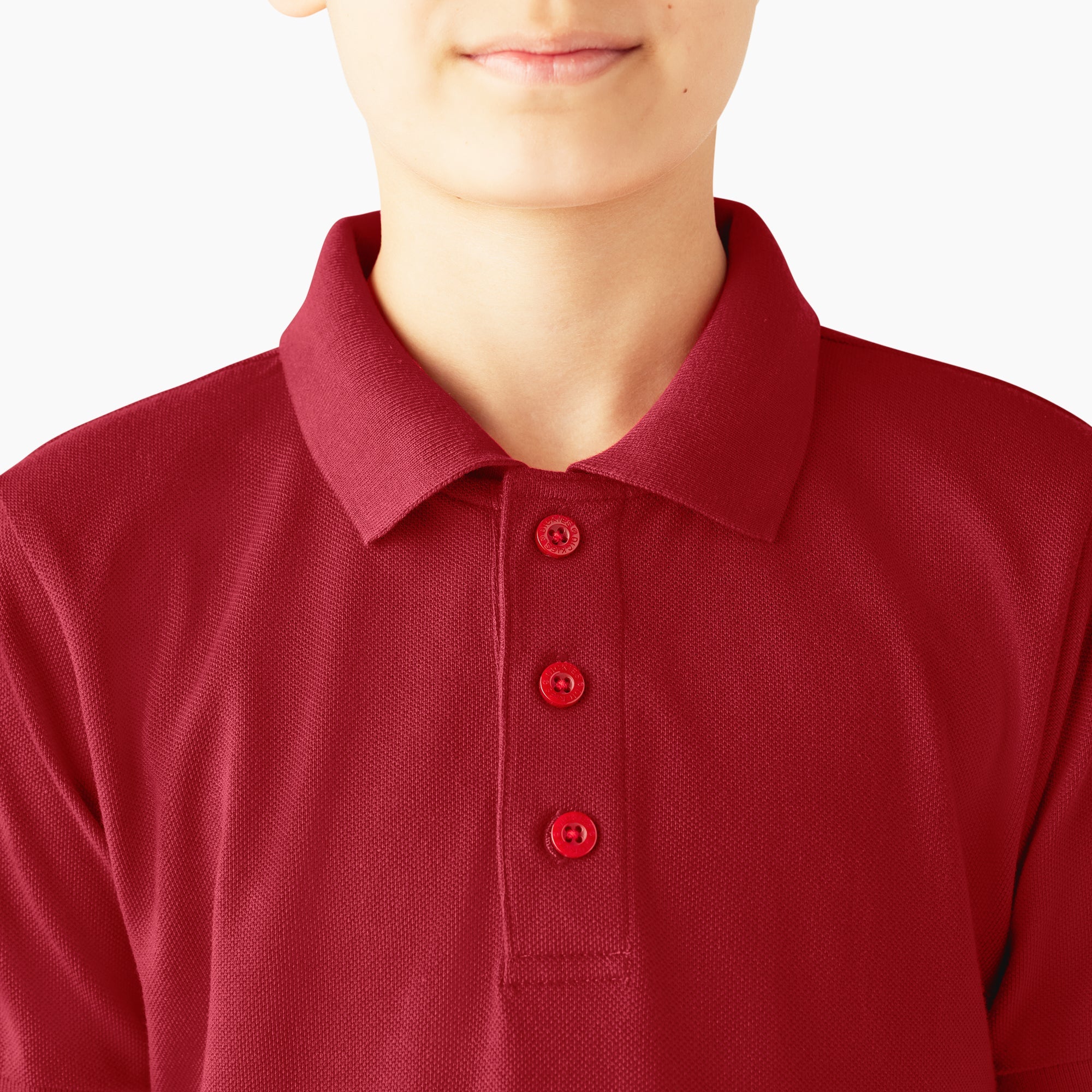 "Kids' Piqué Short Sleeve Polo"
