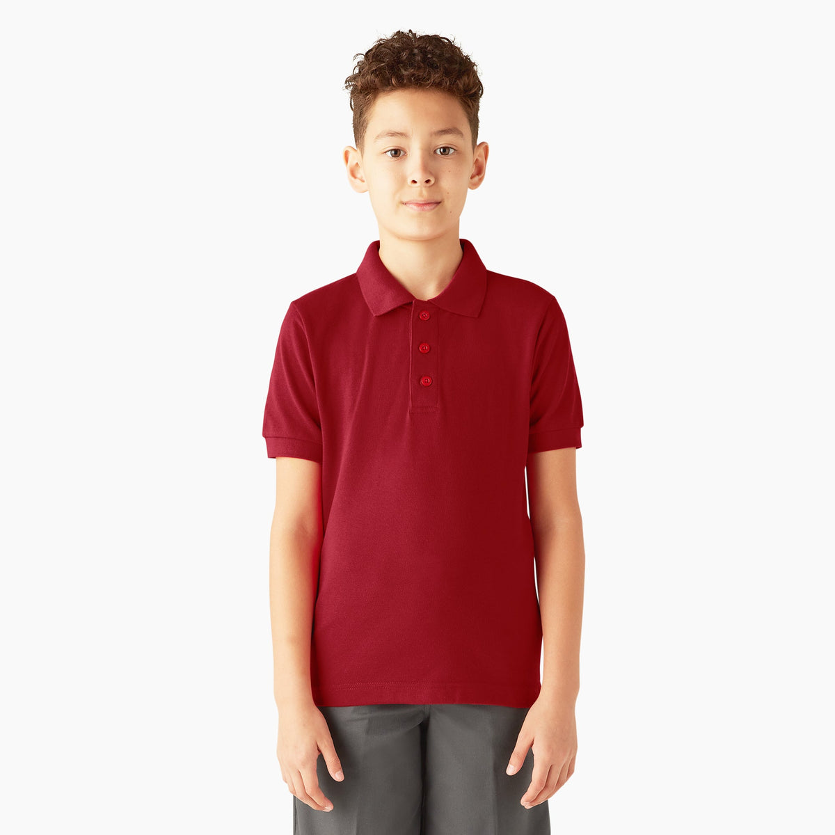 "Kids' Piqué Short Sleeve Polo"