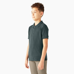 "Kids' Piqué Short Sleeve Polo"