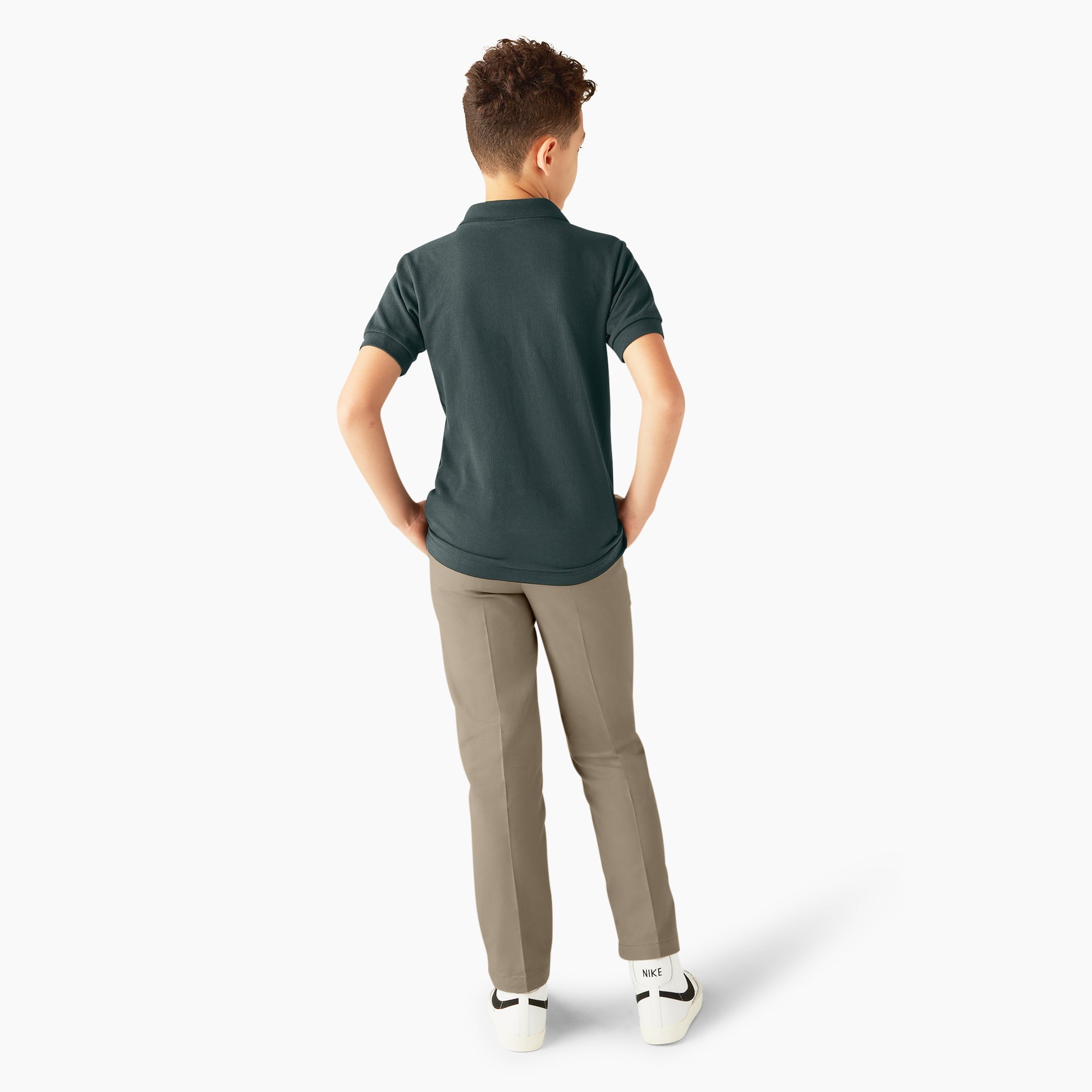 "Kids' Piqué Short Sleeve Polo"