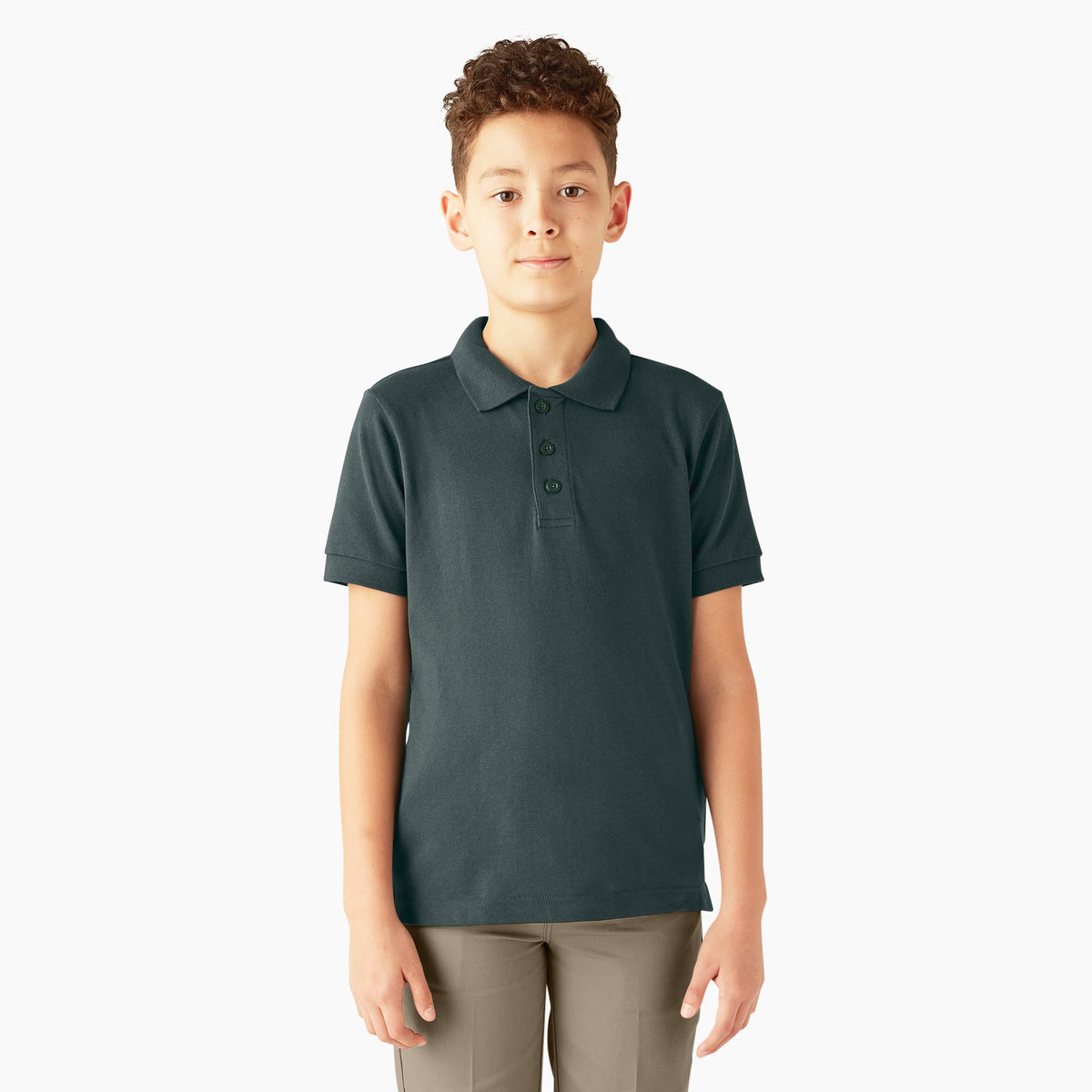 "Kids' Piqué Short Sleeve Polo"