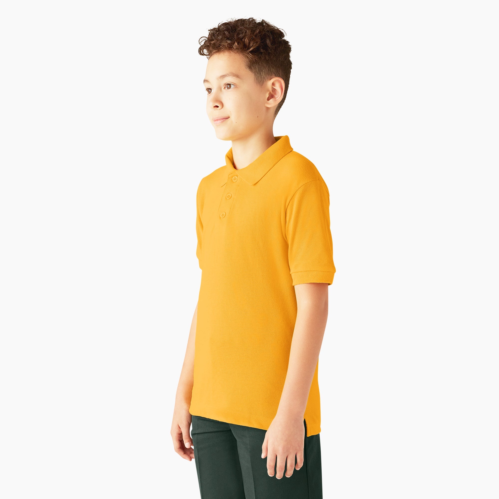 "Kids' Piqué Short Sleeve Polo"