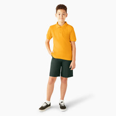 "Kids' Piqué Short Sleeve Polo"