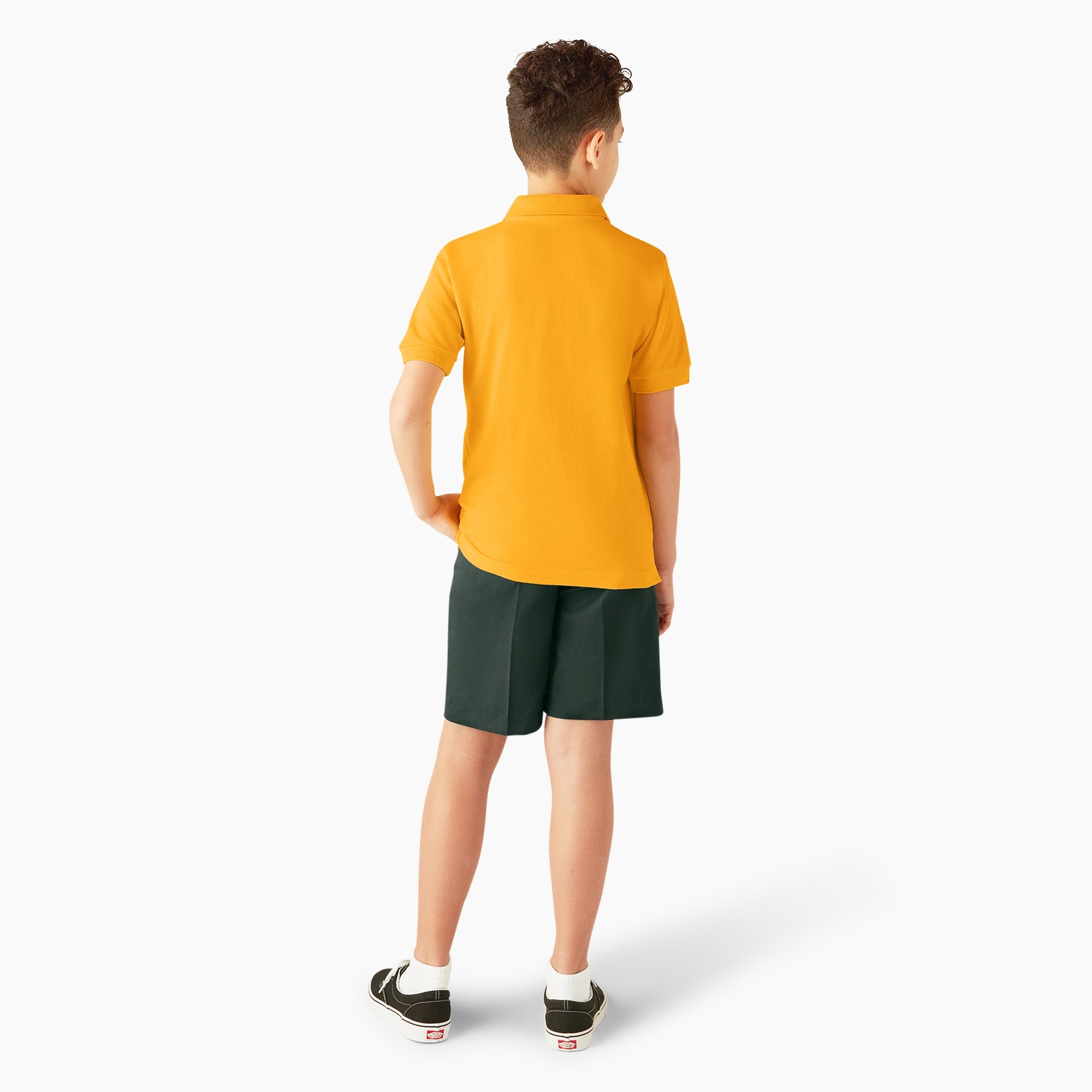 "Kids' Piqué Short Sleeve Polo"