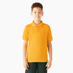 "Kids' Piqué Short Sleeve Polo"