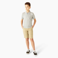 "Kids' Piqué Short Sleeve Polo"