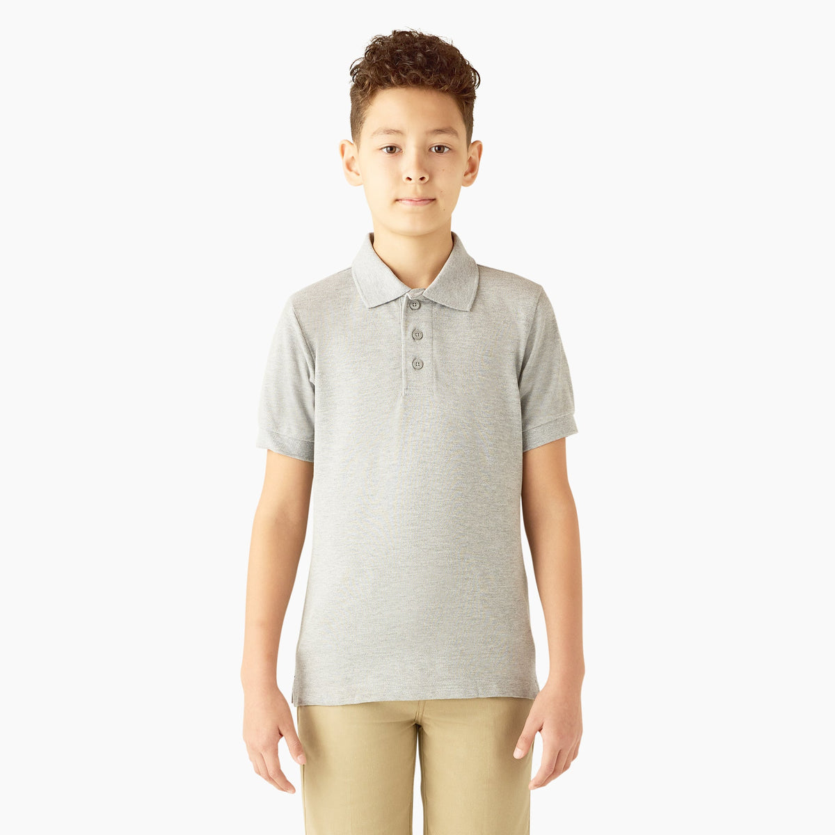 "Kids' Piqué Short Sleeve Polo"