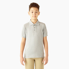 "Kids' Piqué Short Sleeve Polo"