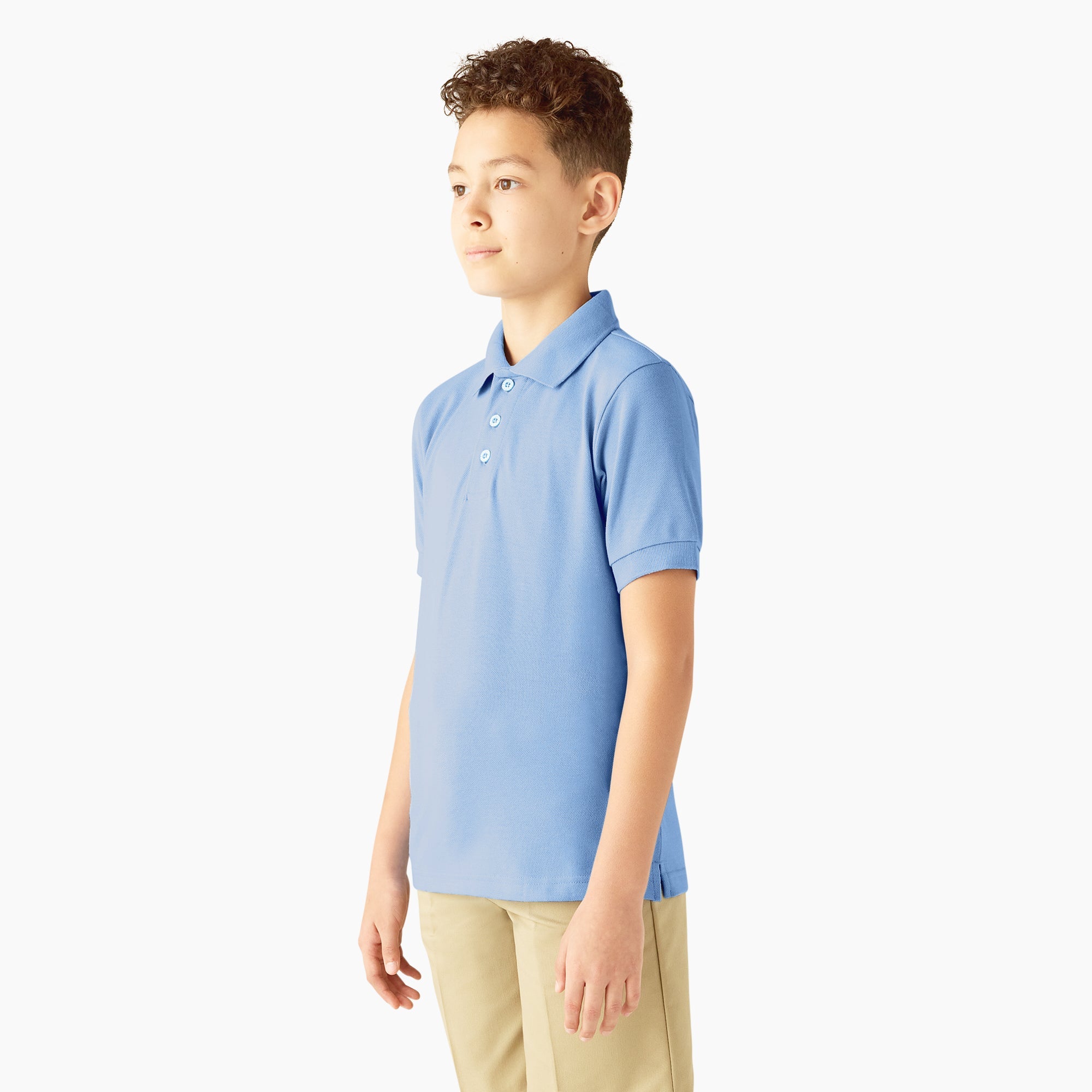 "Kids' Piqué Short Sleeve Polo"