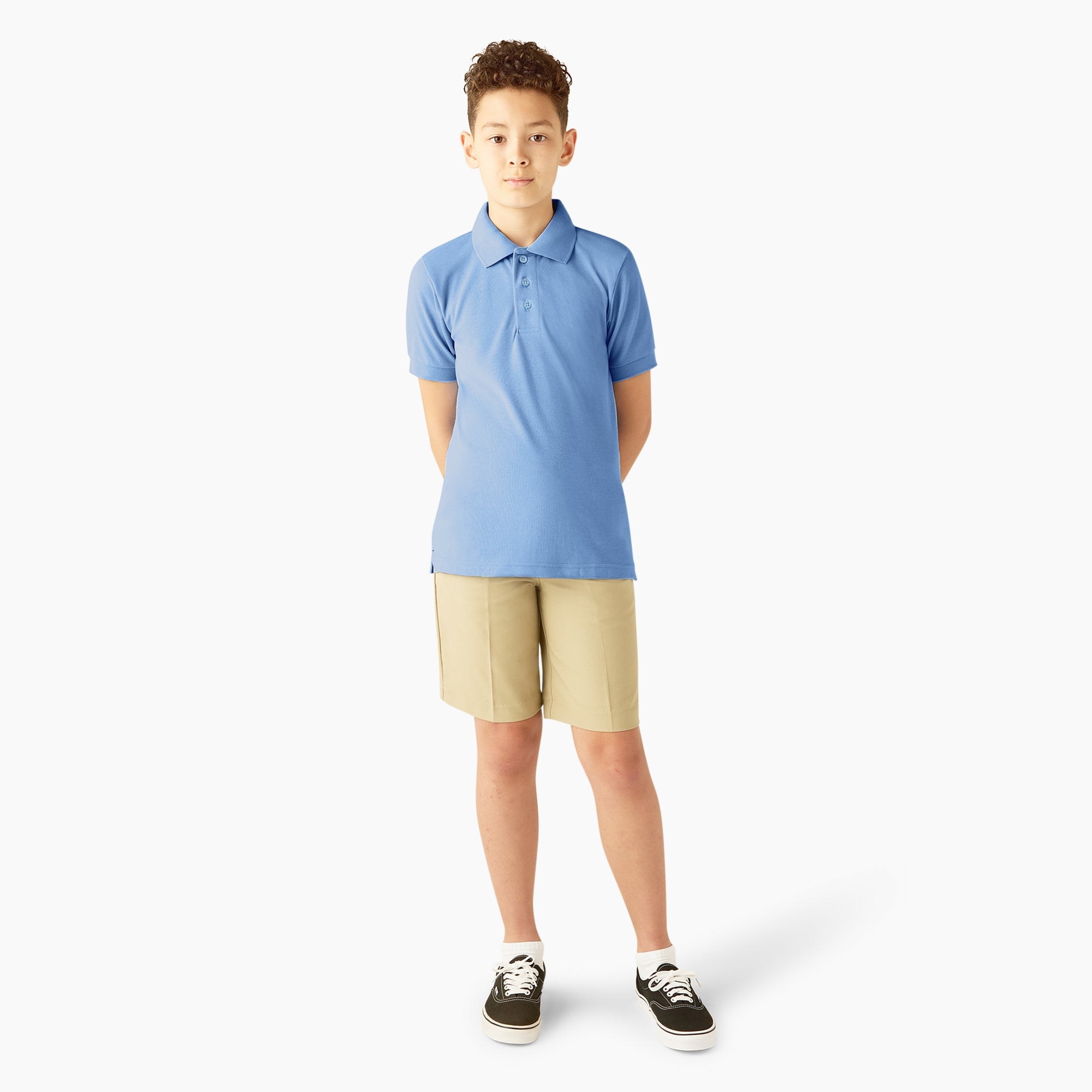 "Kids' Piqué Short Sleeve Polo"