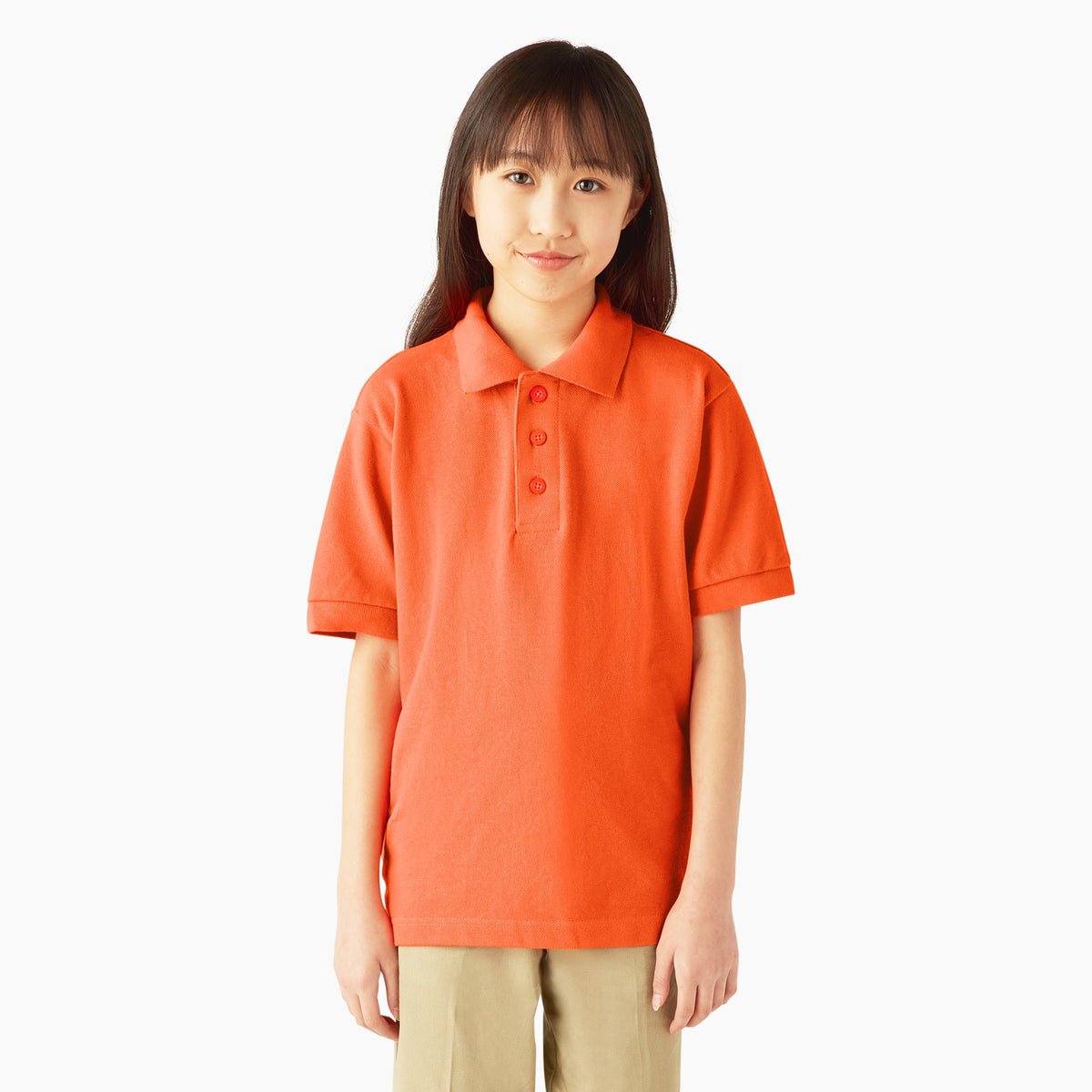 "Kids' Piqué Short Sleeve Polo"