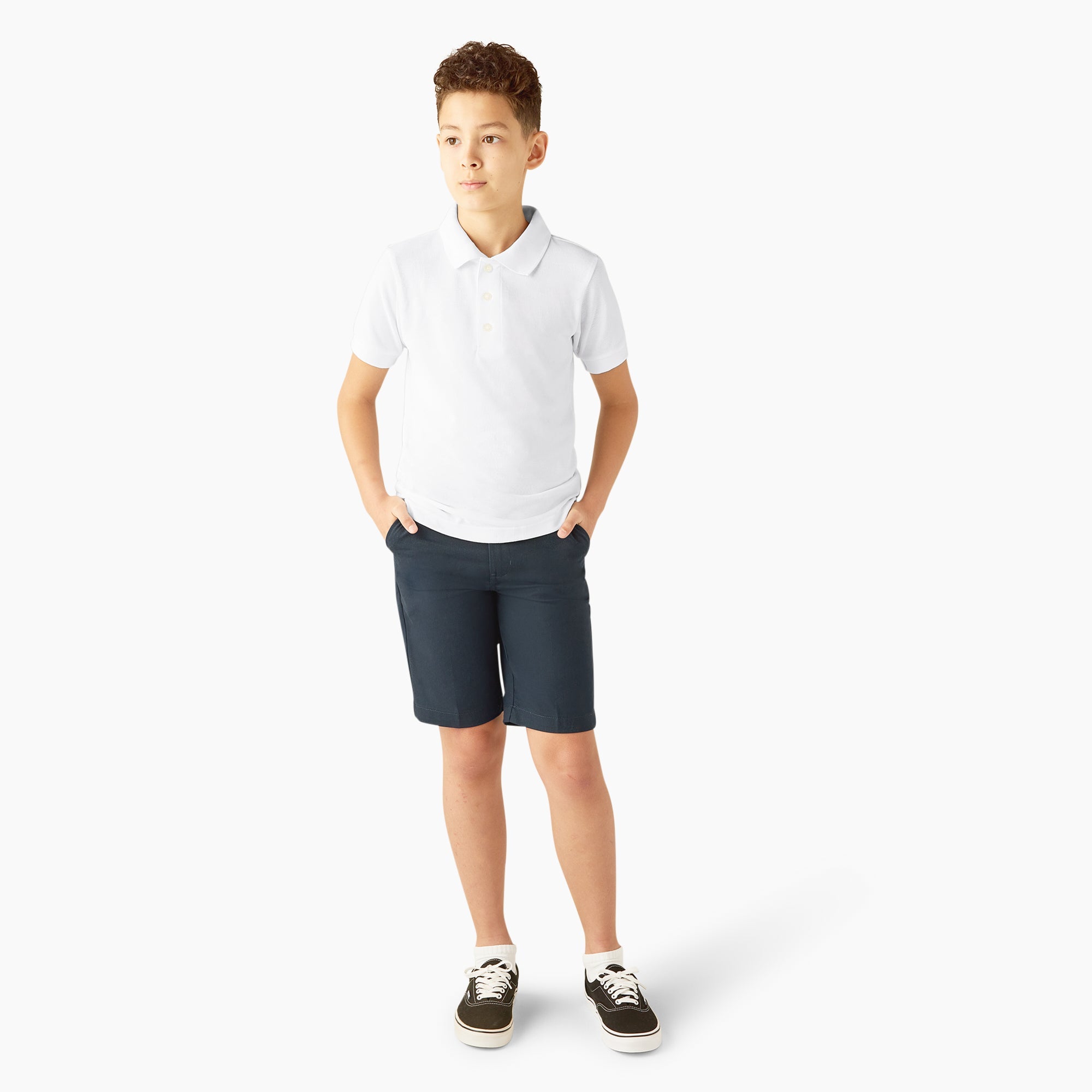 "Kids' Piqué Short Sleeve Polo"