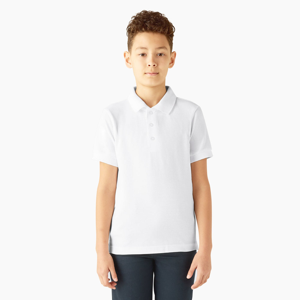 "Kids' Piqué Short Sleeve Polo"