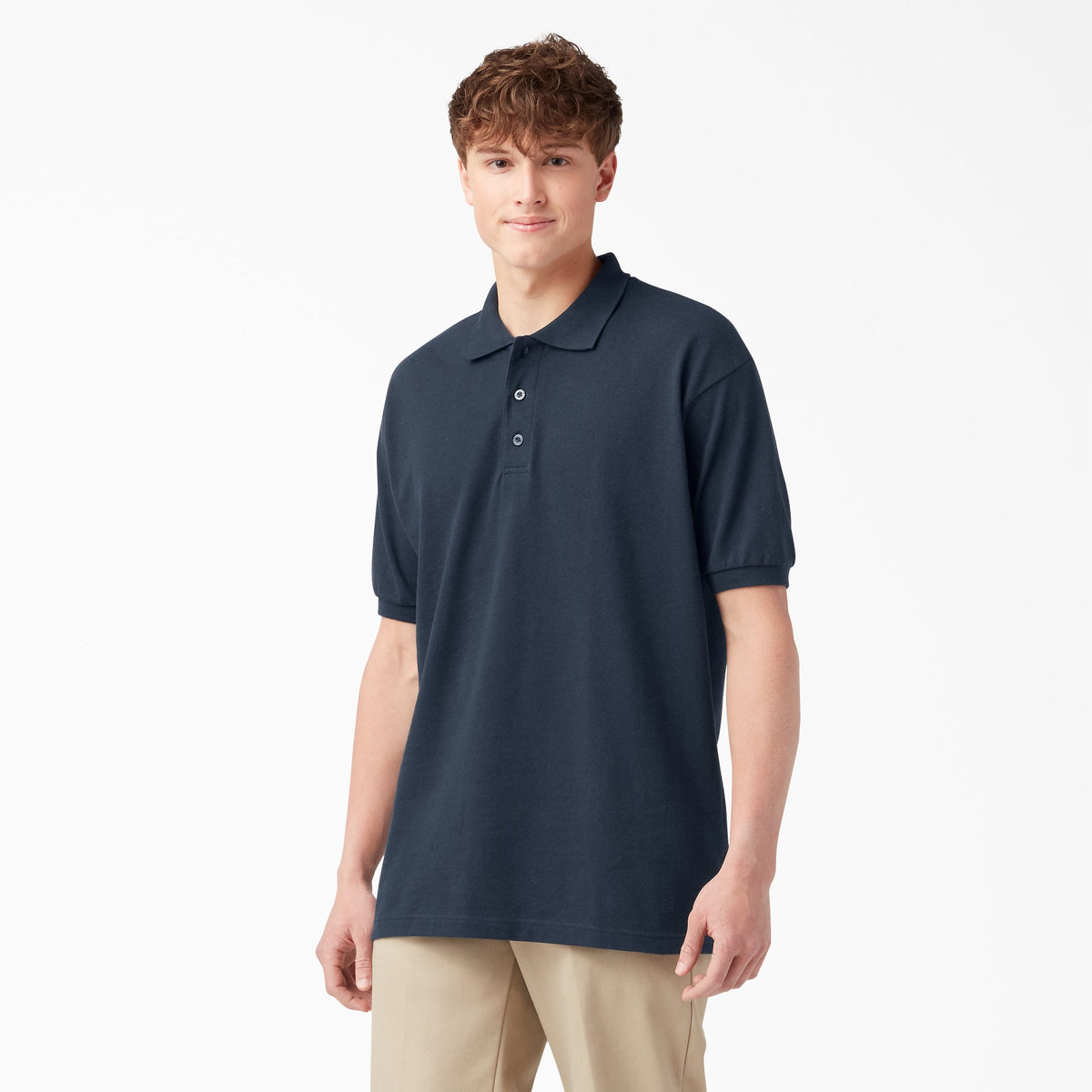 "Adult Size Piqué Short Sleeve Polo"