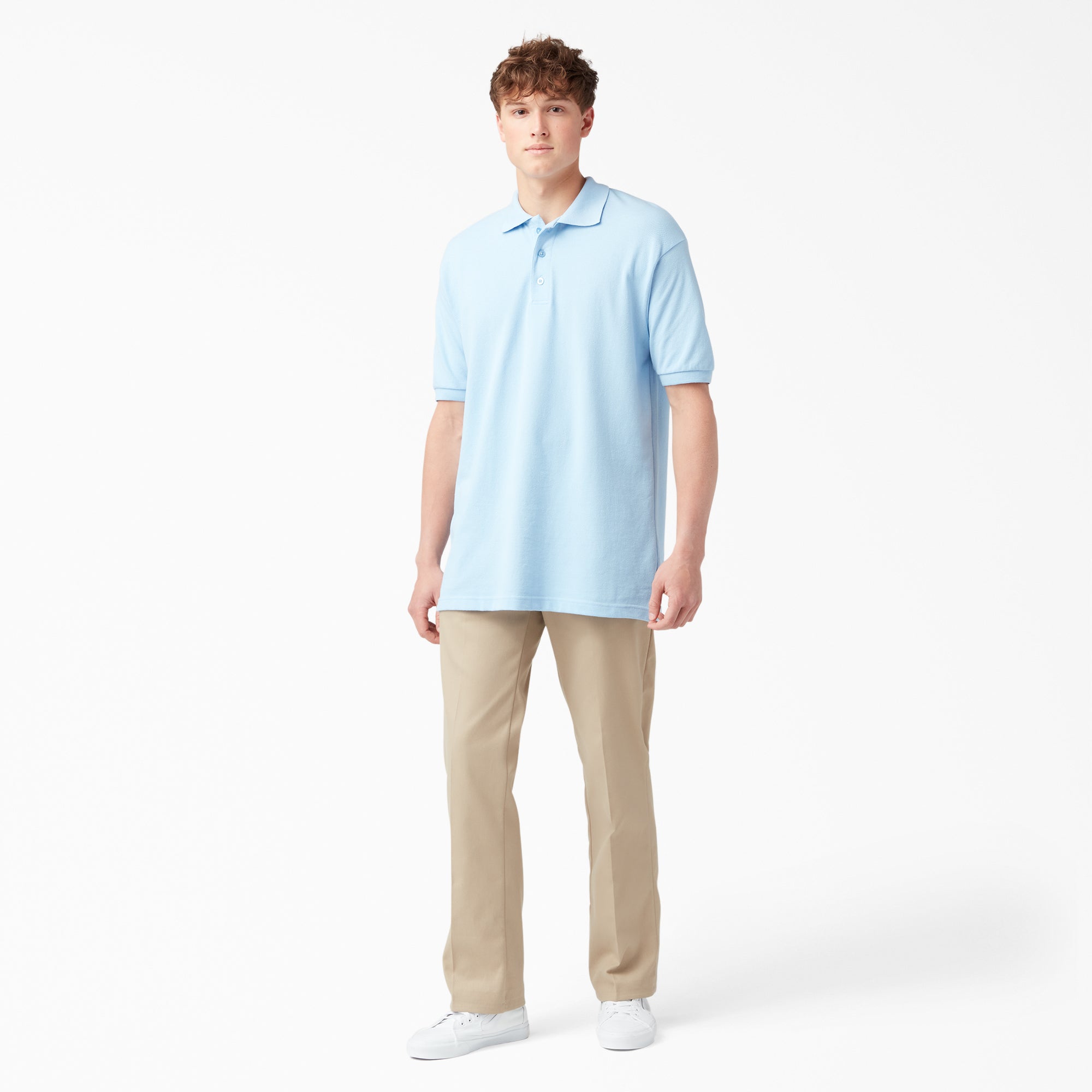"Adult Size Piqué Short Sleeve Polo"
