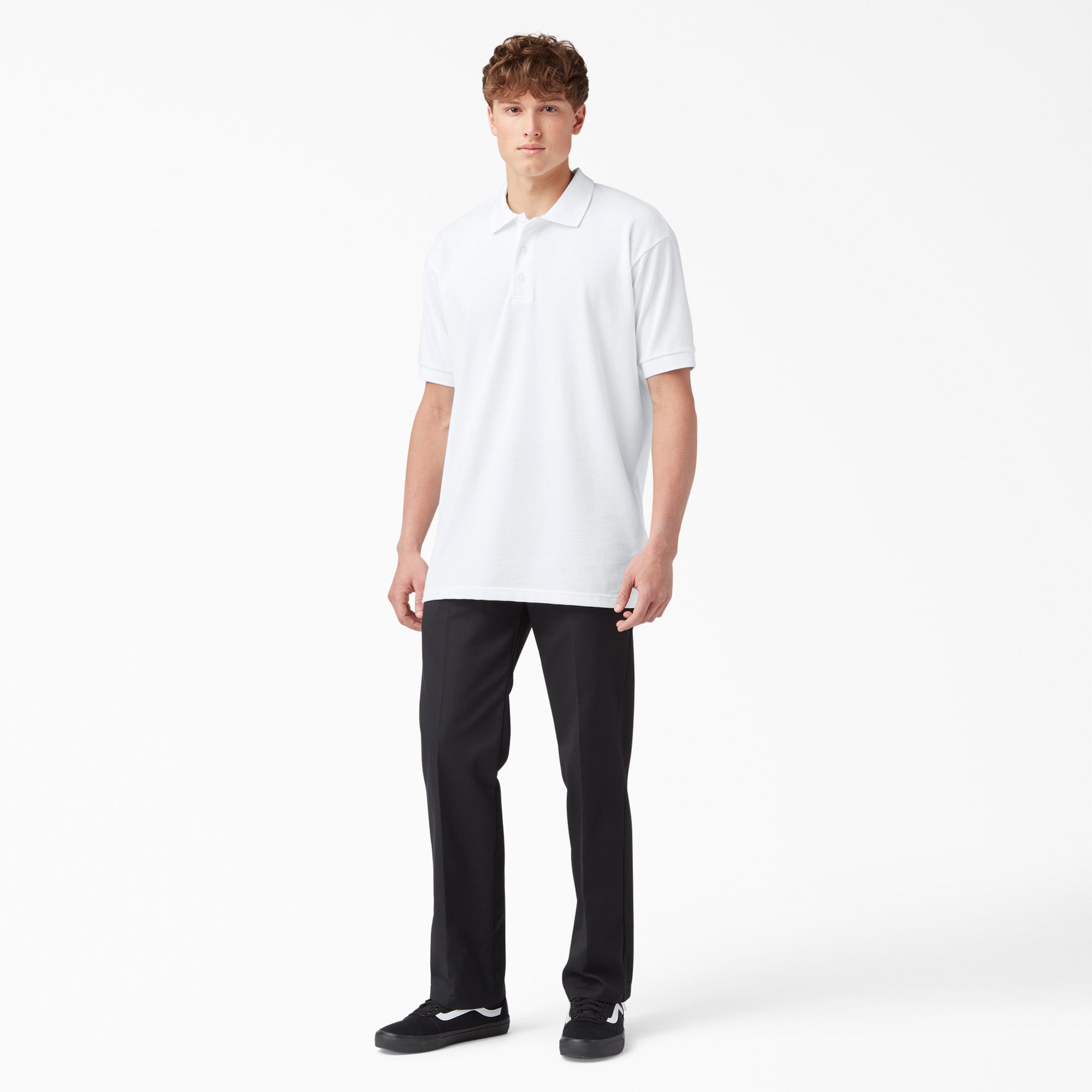 "Adult Size Piqué Short Sleeve Polo"