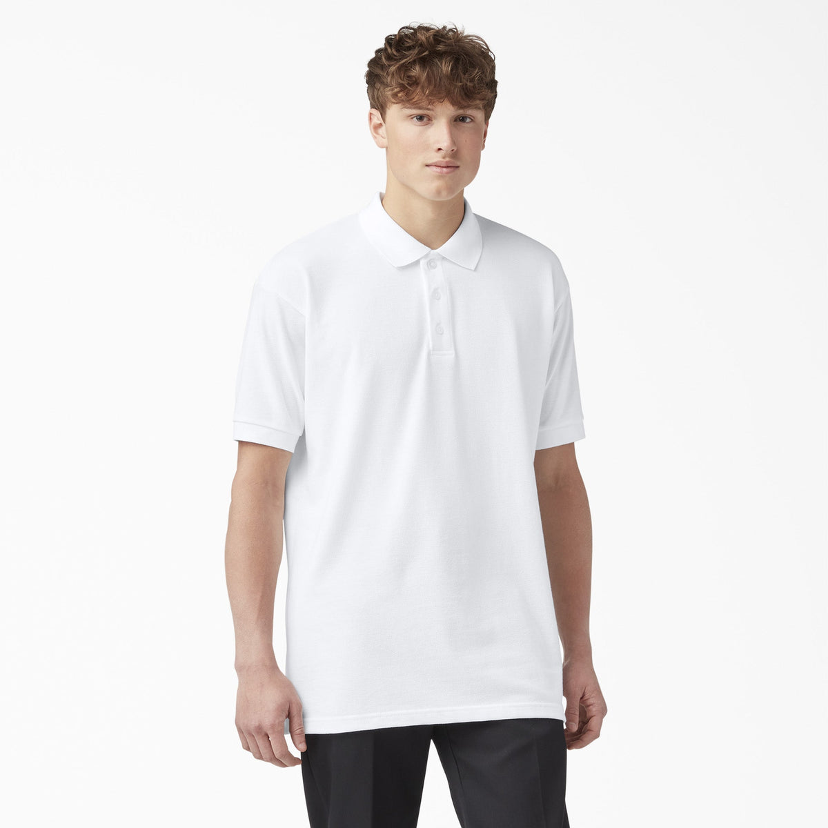 "Adult Size Piqué Short Sleeve Polo"