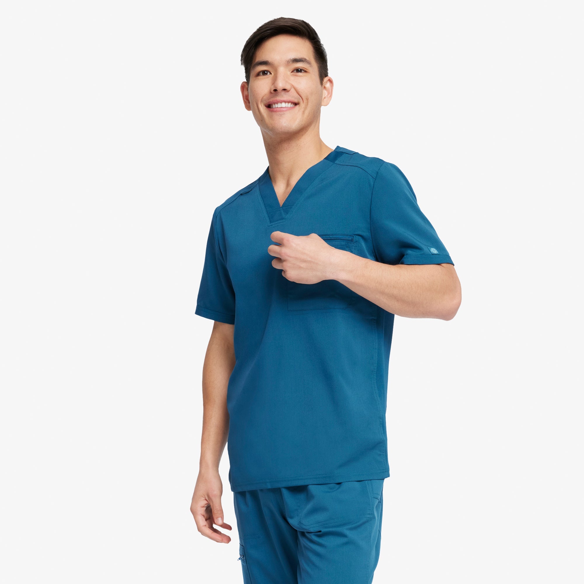 "Men's Balance Tuckable V-Neck Scrub Top"