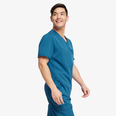 "Men's Balance Tuckable V-Neck Scrub Top"