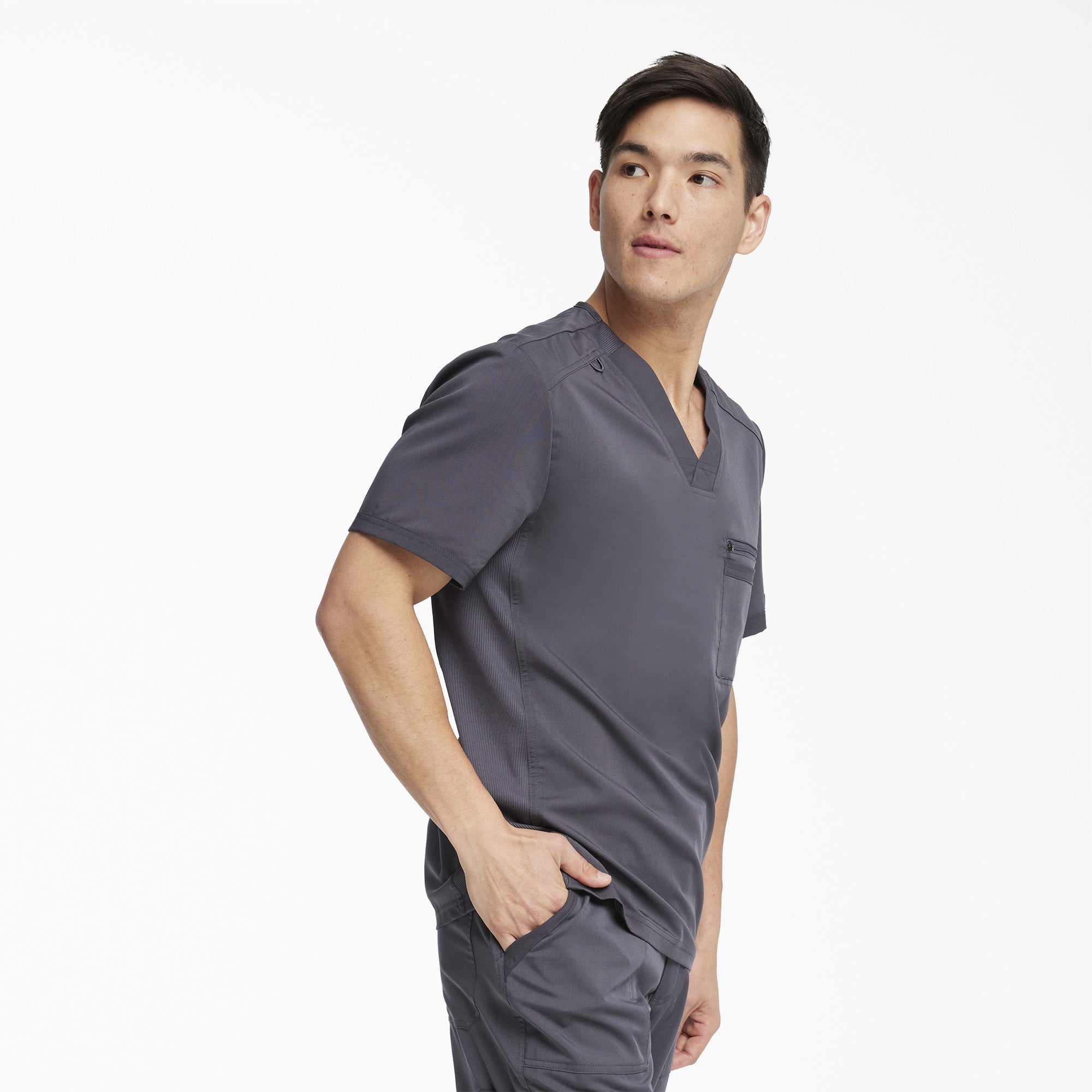 "Men's Balance Tuckable V-Neck Scrub Top"