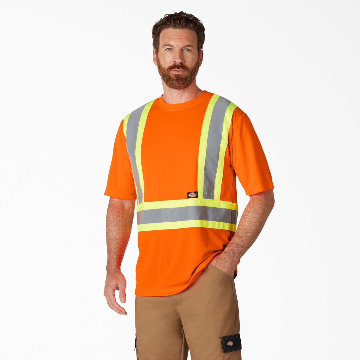 "Hi Vis Safety Short Sleeve T-Shirt"