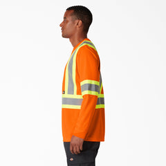 "Hi Vis Safety Long Sleeve T-Shirt"