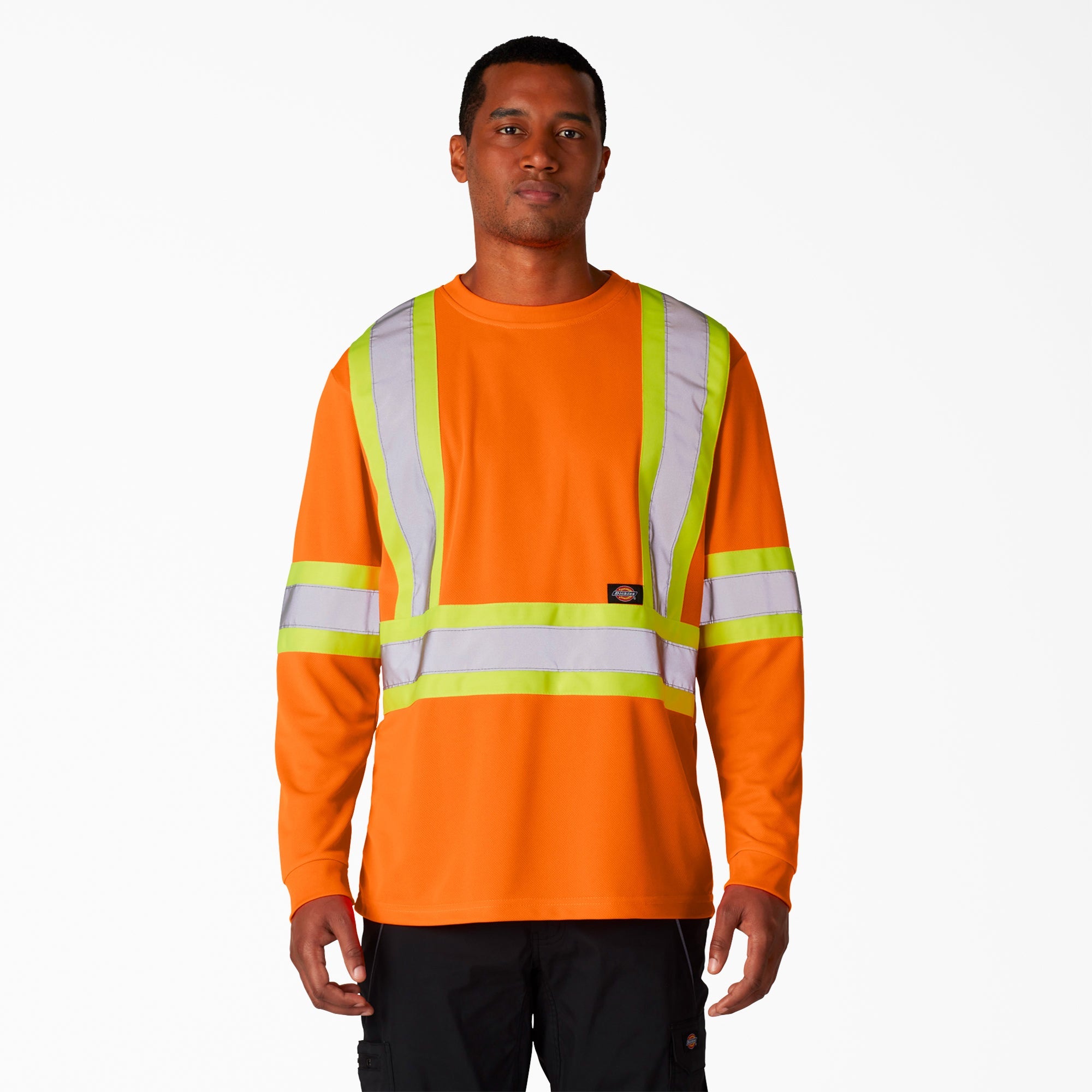 "Hi Vis Safety Long Sleeve T-Shirt"