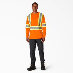"Hi Vis Safety Long Sleeve T-Shirt"