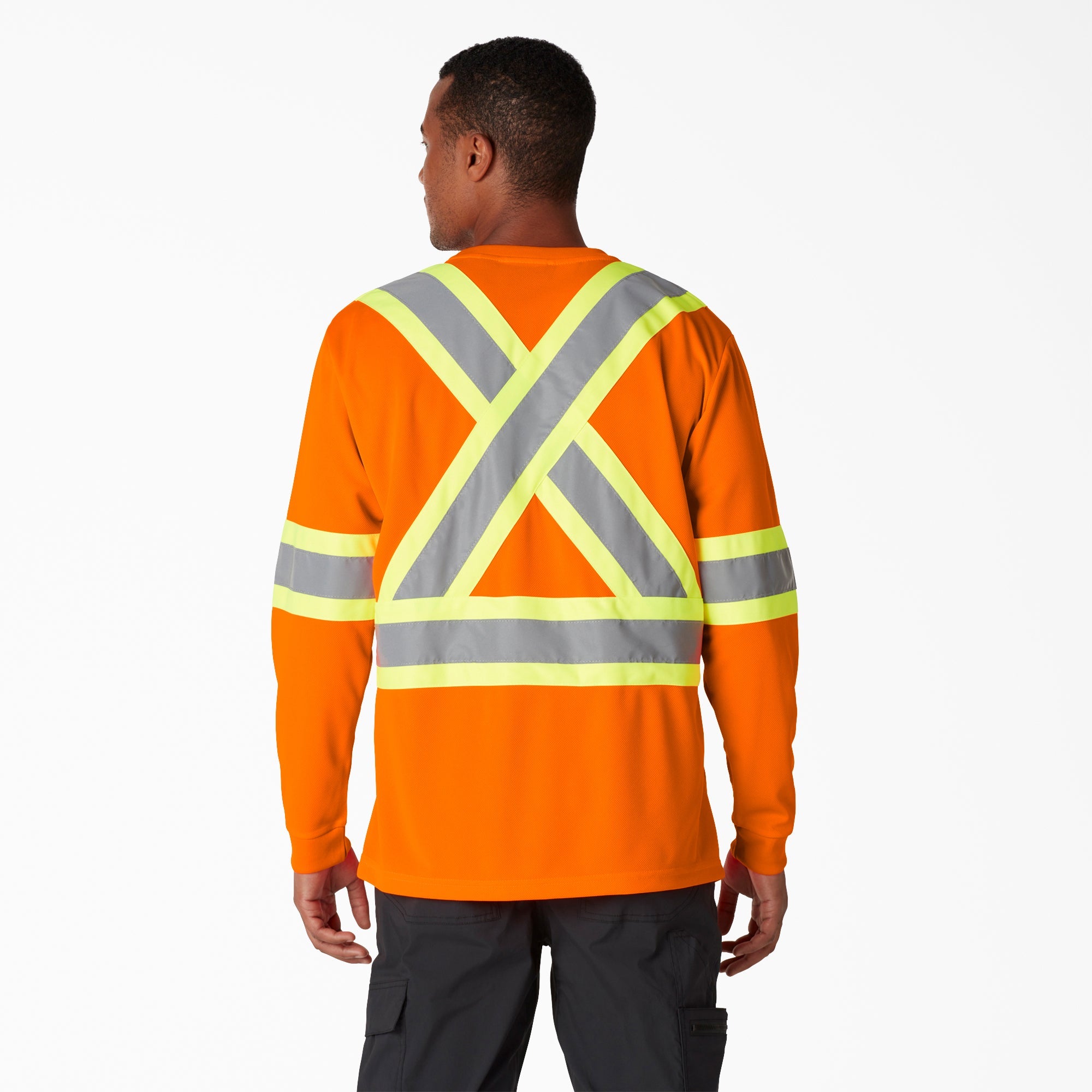 "Hi Vis Safety Long Sleeve T-Shirt"