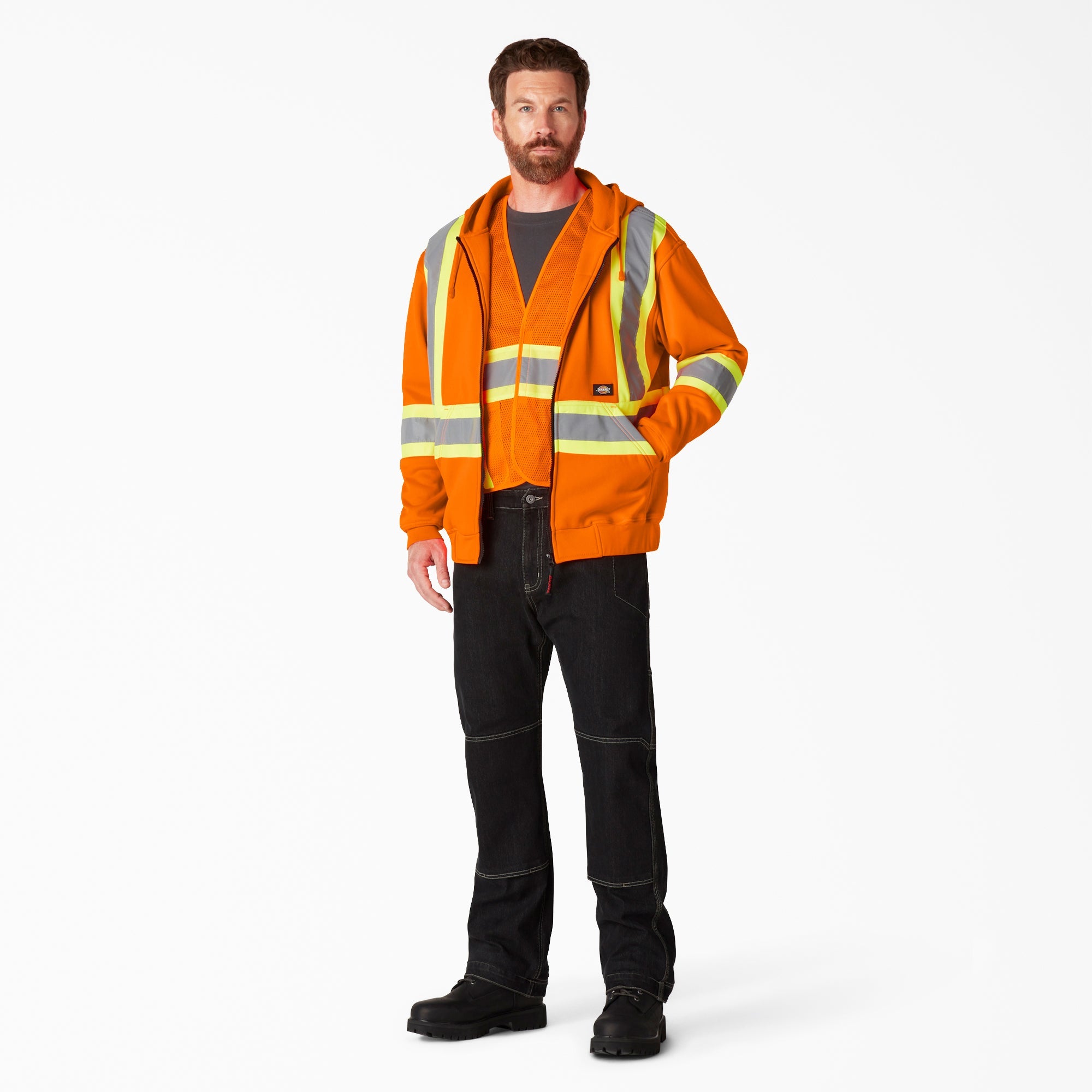 "Hi Vis Safety Hoodie"