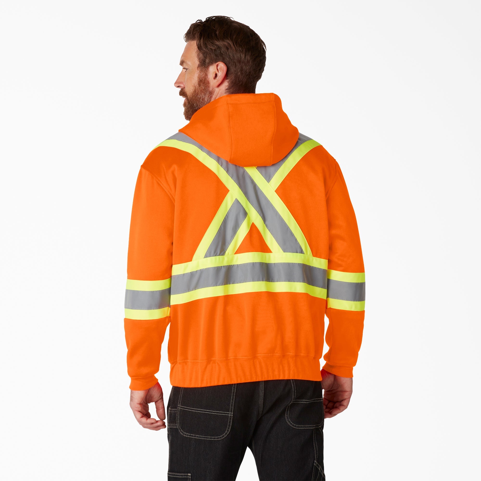"Hi Vis Safety Hoodie"