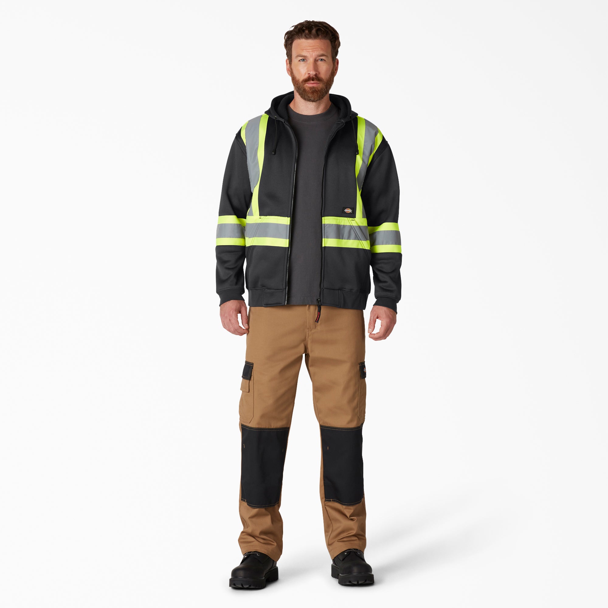 "Hi Vis Safety Hoodie"