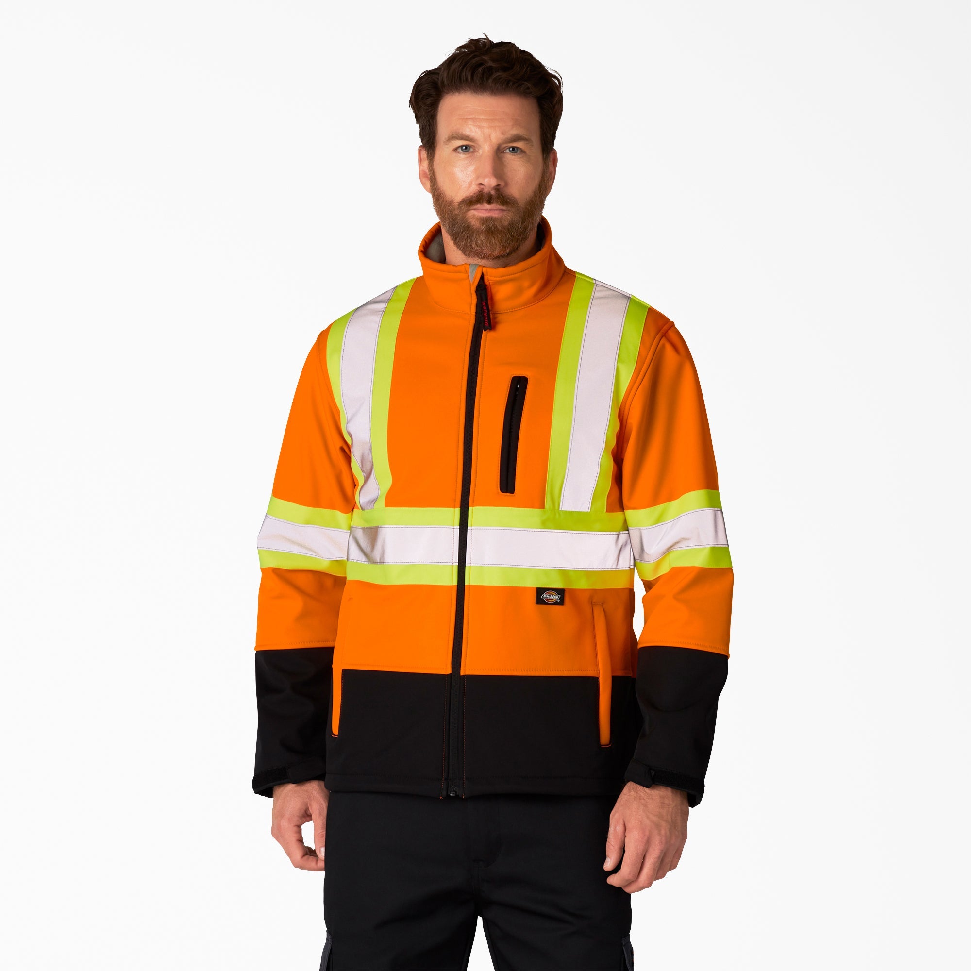 "Hi Vis Safety Softshell Jacket"