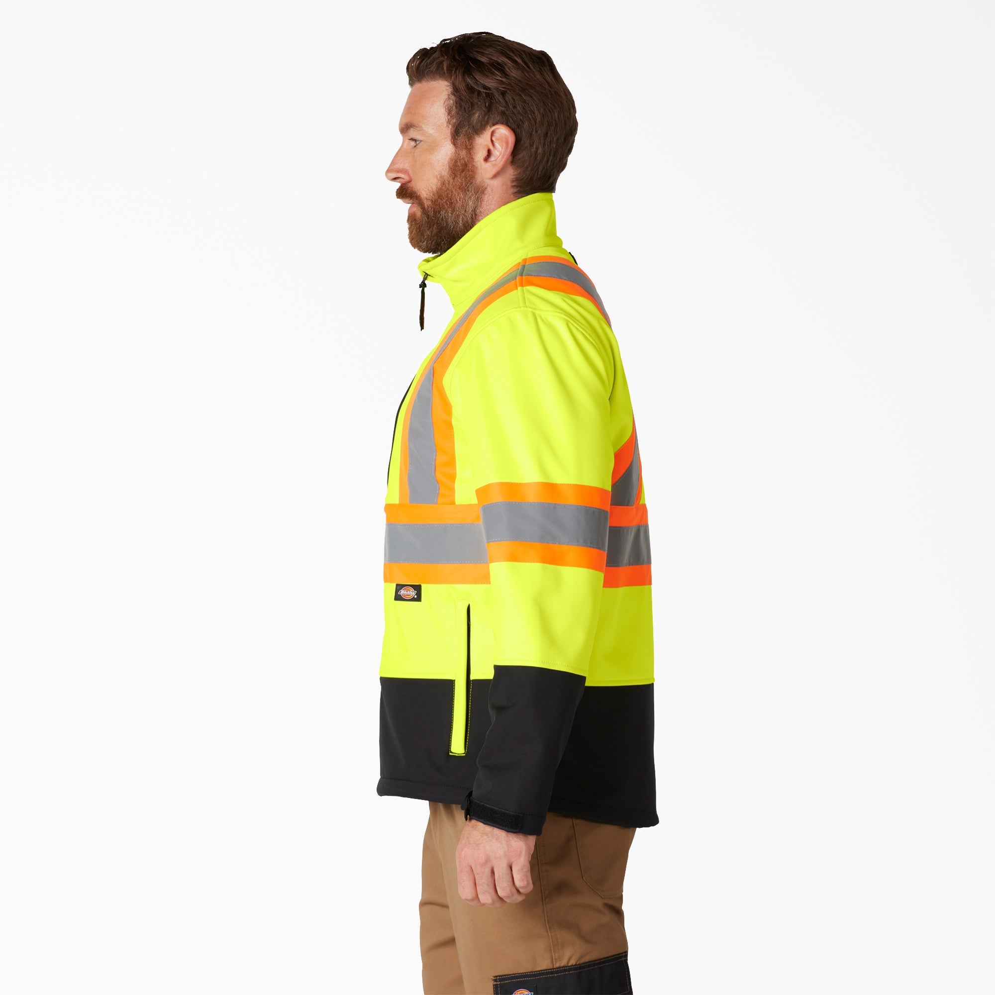 "Hi Vis Safety Softshell Jacket"
