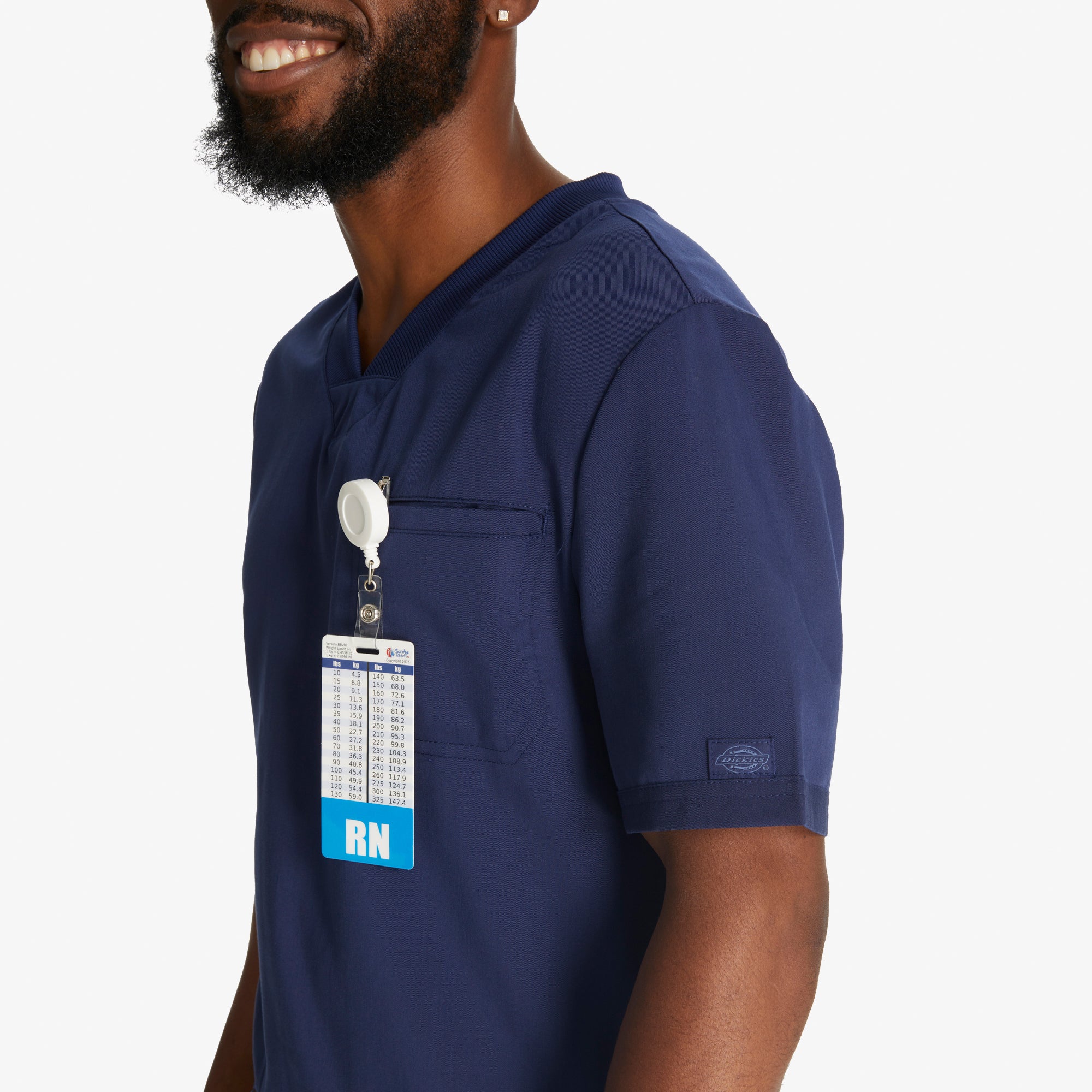 "Men's Balance V-Neck Scrub Top"