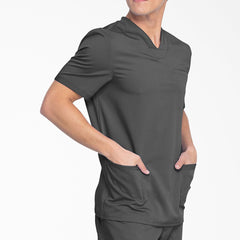 "Men's Balance V-Neck Scrub Top"