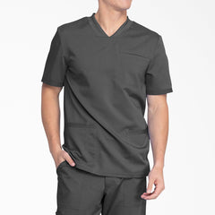 "Men's Balance V-Neck Scrub Top"