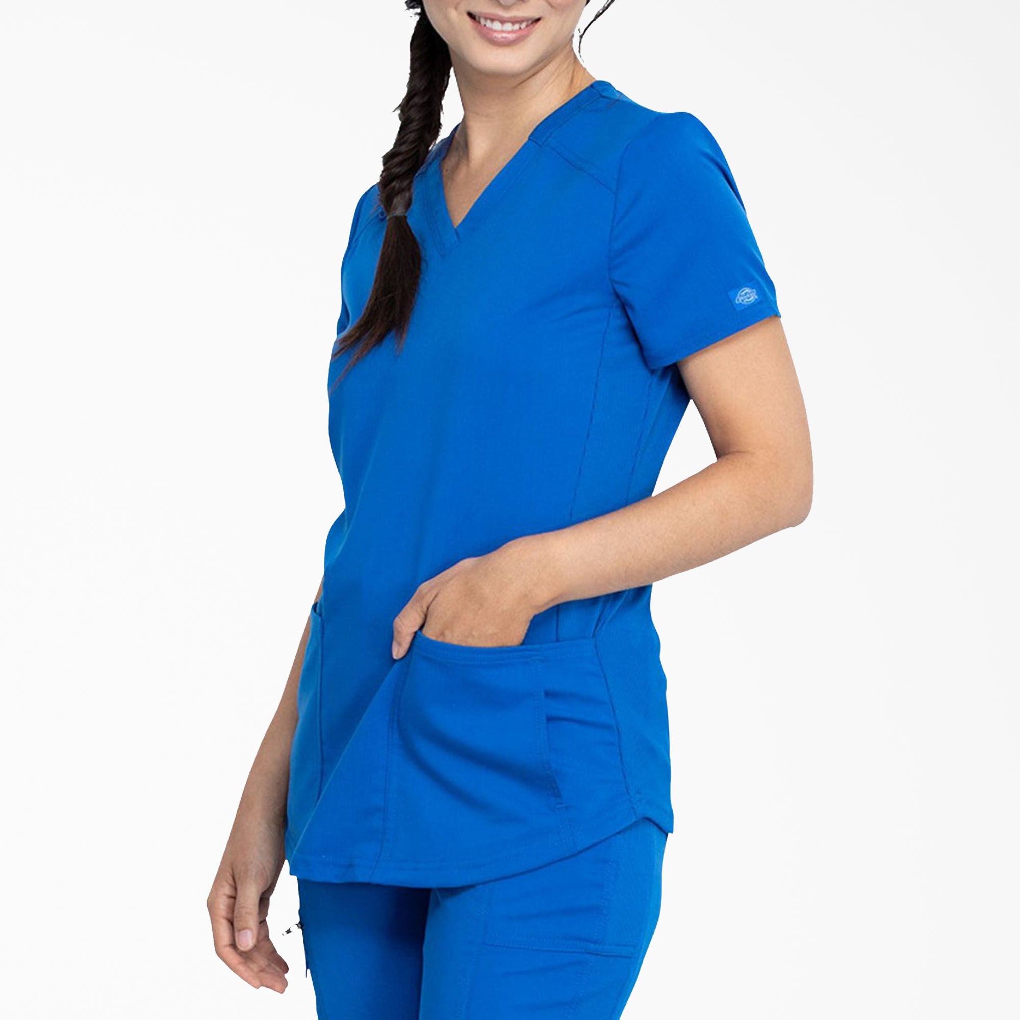 "Women's Balance V-Neck Scrub Top"