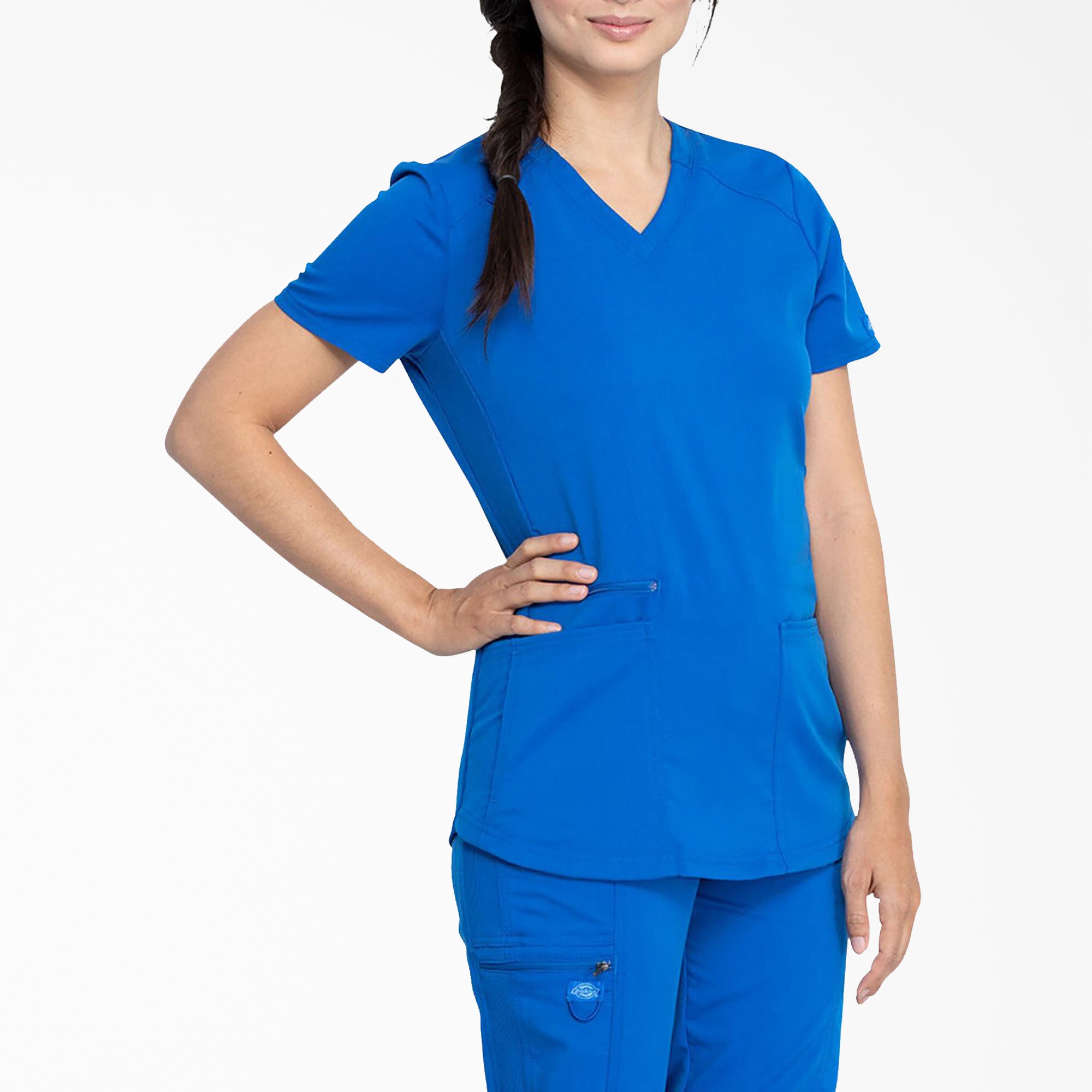"Women's Balance V-Neck Scrub Top"