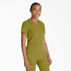 "Women's Balance V-Neck Scrub Top"