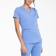 "Women's Balance V-Neck Scrub Top"