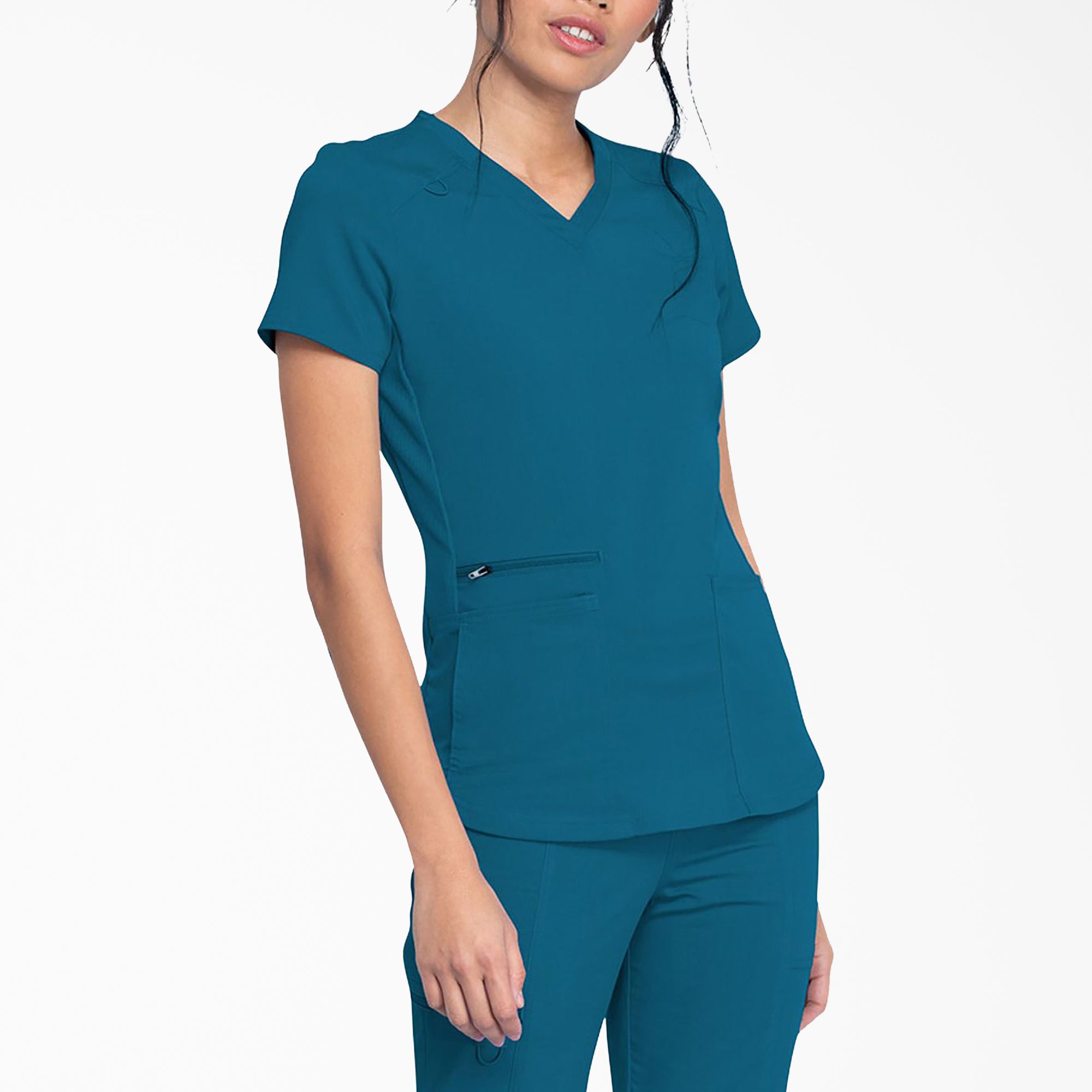 "Women's Balance V-Neck Scrub Top"