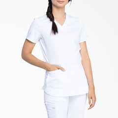 "Women's Balance V-Neck Scrub Top"