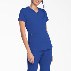 "Women's Balance V-Neck Scrub Top"