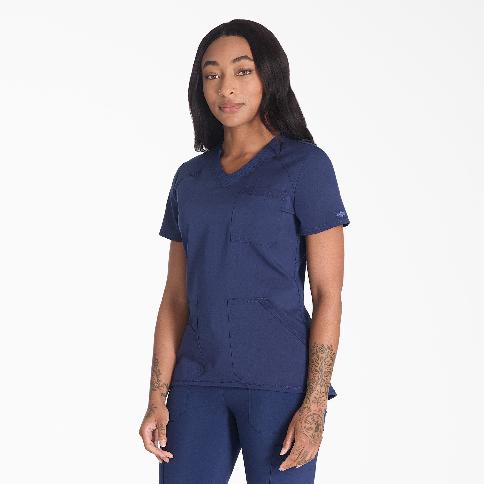"Women's Balance V-Neck Scrub Top"