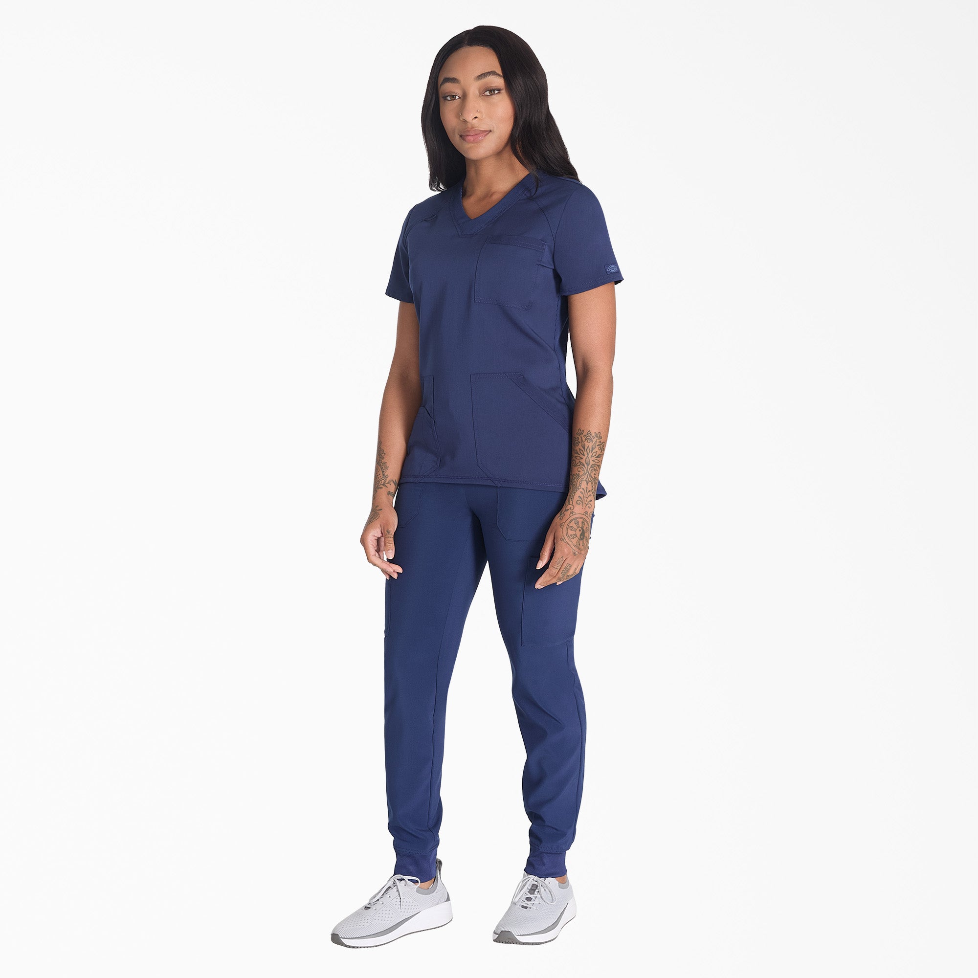 "Women's Balance V-Neck Scrub Top"